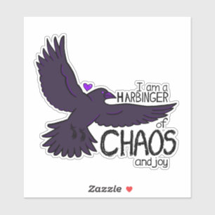 Sticker Corbeau du Chaos