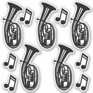 Sticker Corne et notes de Tenor