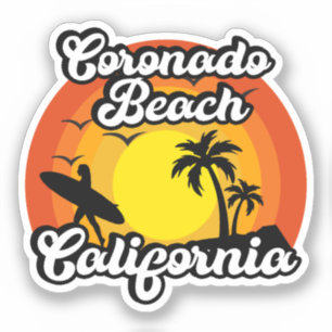 Sticker Coronado Beach, Californie