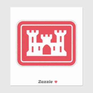 Sticker Corps des ingénieurs américains DOD Military