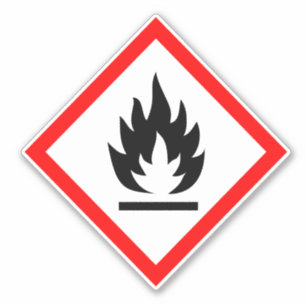 Sticker COSHE inflammable