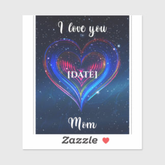 Sticker Cosmic Heart 2026 / Corazón Galaxia 2026