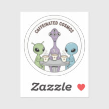 Cosmos Caféiné Mignon Alien Café Drôle