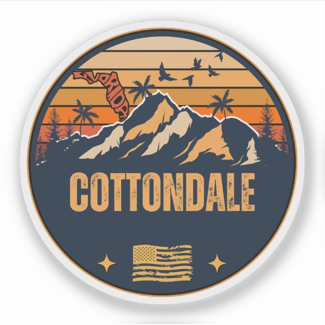 Sticker Cottondale, Floride  (Devant)