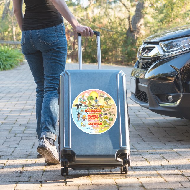 Sticker Coucher de soleil SoCal (Valise Insitu)