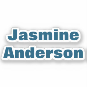 Sticker Couleur bleu océan minimaliste moderne