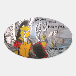 Sticker couleur de la société Légion