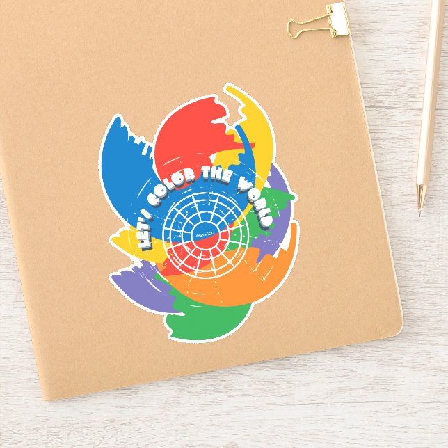 Sticker Couleur du monde (Carnet)