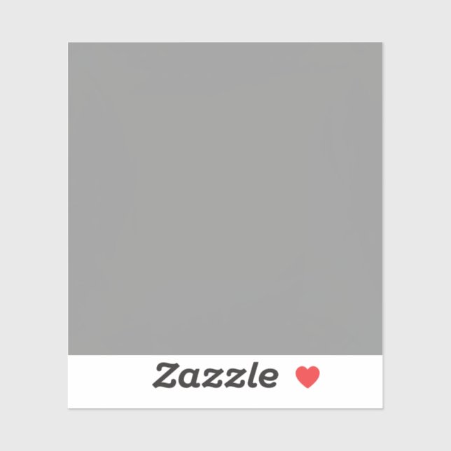 Sticker Couleur solide gris lune (Feuille)