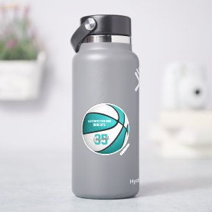 Sticker Couleurs de l'équipe féminine de basket-ball blanc