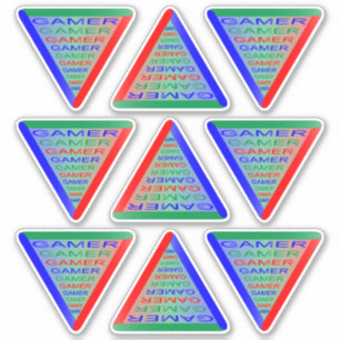Sticker Couleurs du système de jeu Gamer 3 Ultimate RVB