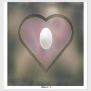 Sticker Couleurs foncées brillant d'oreille ampoule blanch