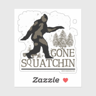 Sticker Coupe de contours de squatchine