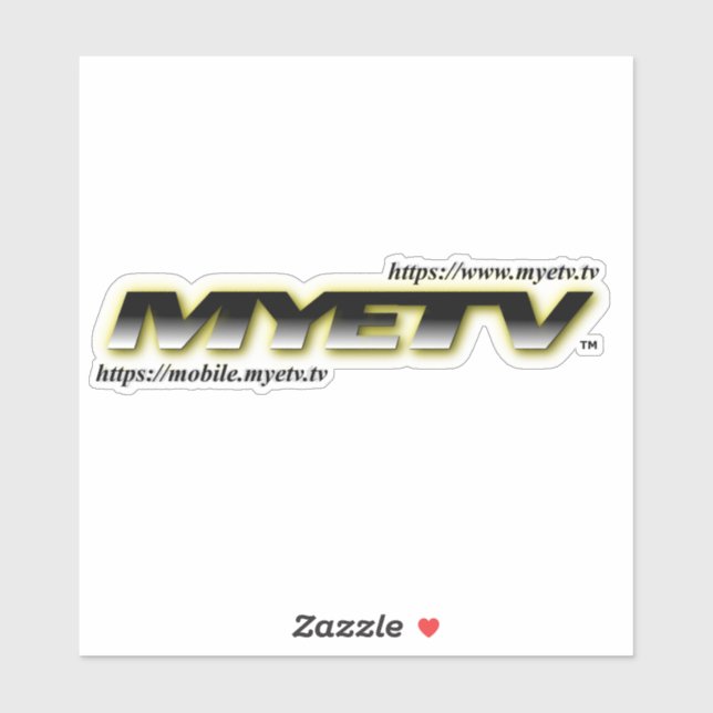 Sticker Couper le collant de vinyle de MYETV (Feuille)