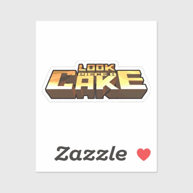 Sticker couper un gâteau (Feuille)