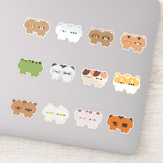 Sticker Couple animal mignon