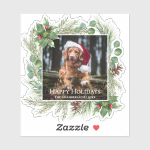 Sticker Couronne de photo de vacances pour animaux de comp