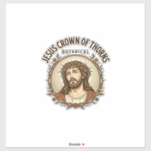 Sticker Couronne d'épines de Jésus Couronne botanique d'ép