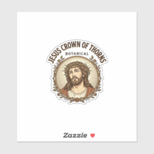 Sticker Couronne d'épines de Jésus Couronne d'épines botan