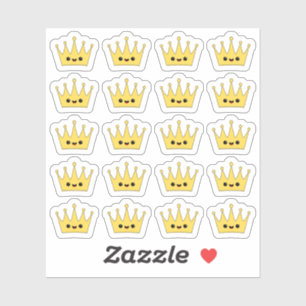 Sticker Couronne Mignonne Kawaii Décorative pour Planifica