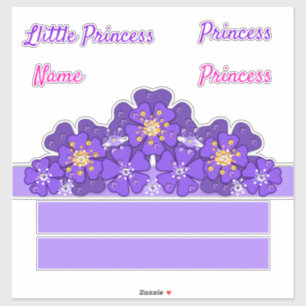 Sticker Couronne pour petite princesse