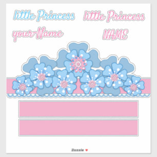 Sticker Couronne pour petite princesse
