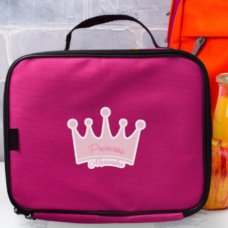 Sticker Couronne rose Nom personnalisé Contour-Cut