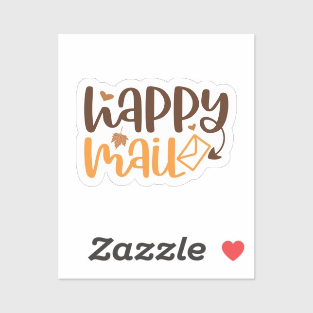 Sticker Courrier heureux (Feuille)