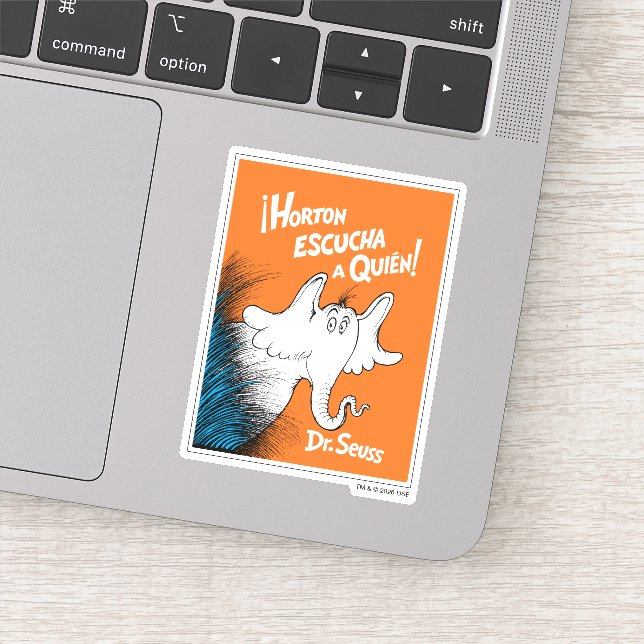 Sticker Couverture de livre espagnole Horton Escucha A Qui (Détail)