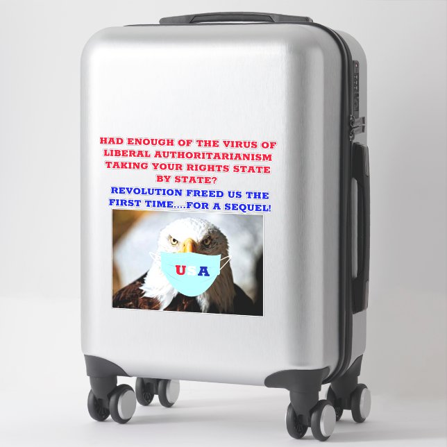 STICKER COVID REVOLT (Sur valise)