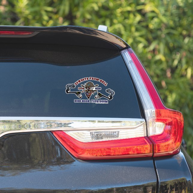 Sticker Cowboy de l'enfer (Côté voiture)