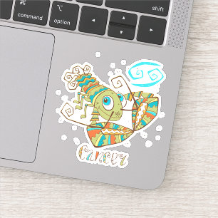 Sticker Crabe cancéreuse mignonne
