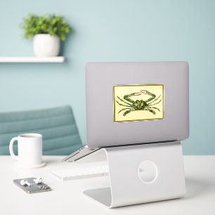Sticker Crabe vintage