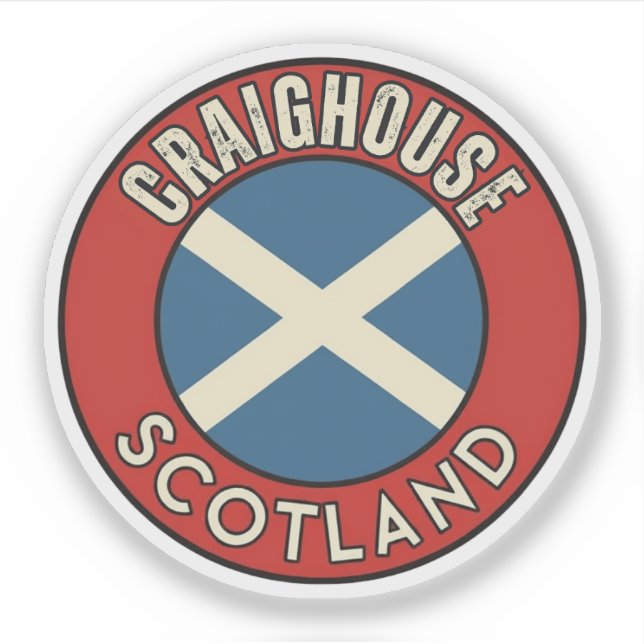 Sticker Craighouse, Écosse (Devant)