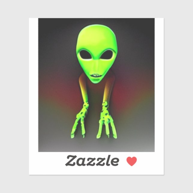 Sticker Crâne fantôme éffrayant déplaisant (Feuille)