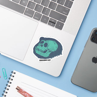 Sticker Crânes - Chimp