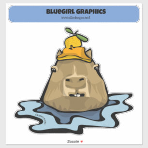 Sticker Crappybara