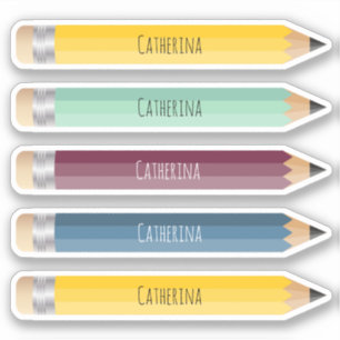 Sticker crayon de nom personnalisable - Vinyl coup