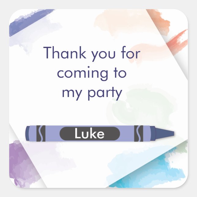 Sticker Crayon Favor | Bue (Devant)