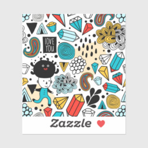 Sticker Crazy head