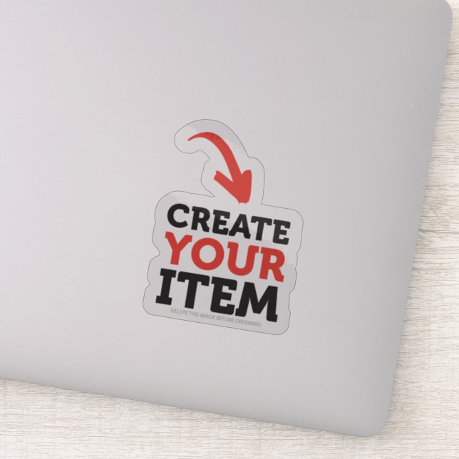 Sticker CREATE-YOUR-OUR do-it-yourself Téléchargez votre c (Détail)