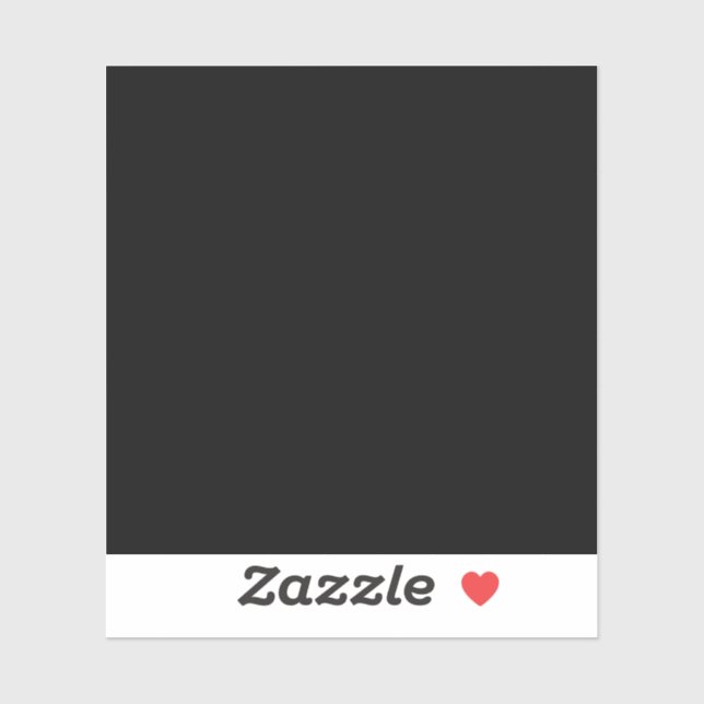 Sticker Create Your Own Black Custom Design Holiday Card (Feuille)