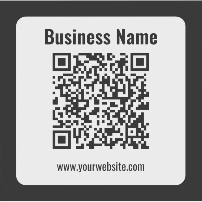 Sticker Create Your Own QR Code | Transperant (Devant)