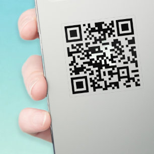 Sticker CRÉER INSTANTANÉMENT UN Code QR analysable   trans