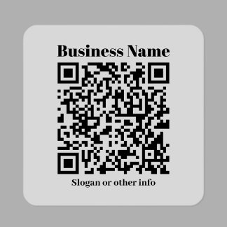 Sticker Créer votre propre code QR | Noir et transparent