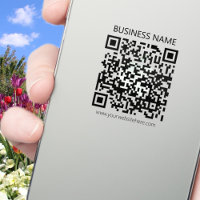 Créer votre propre code QR | Noir et transparent