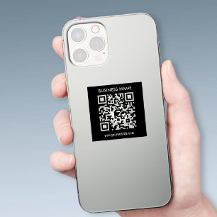 Sticker Créez instantanément un code QR transparent (ou op