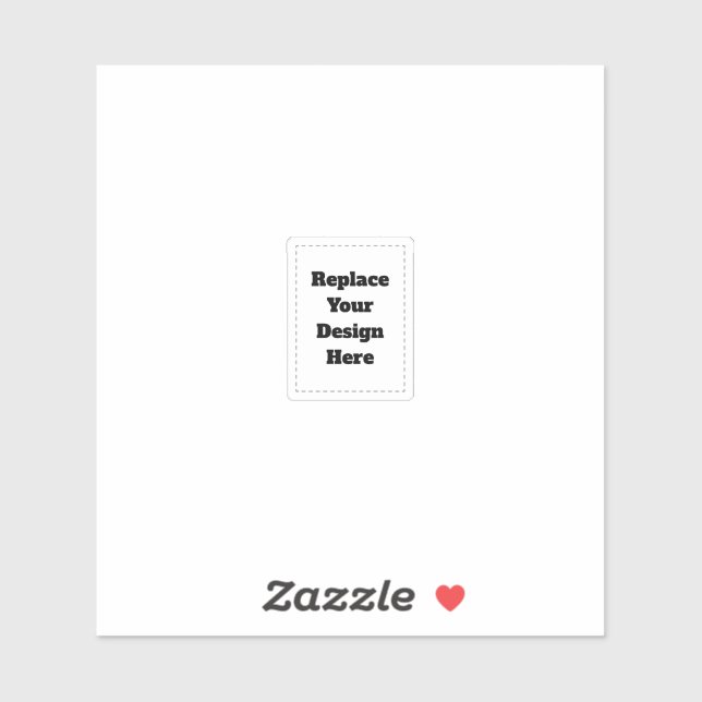 Sticker Créez votre propre blanc  (Feuille)