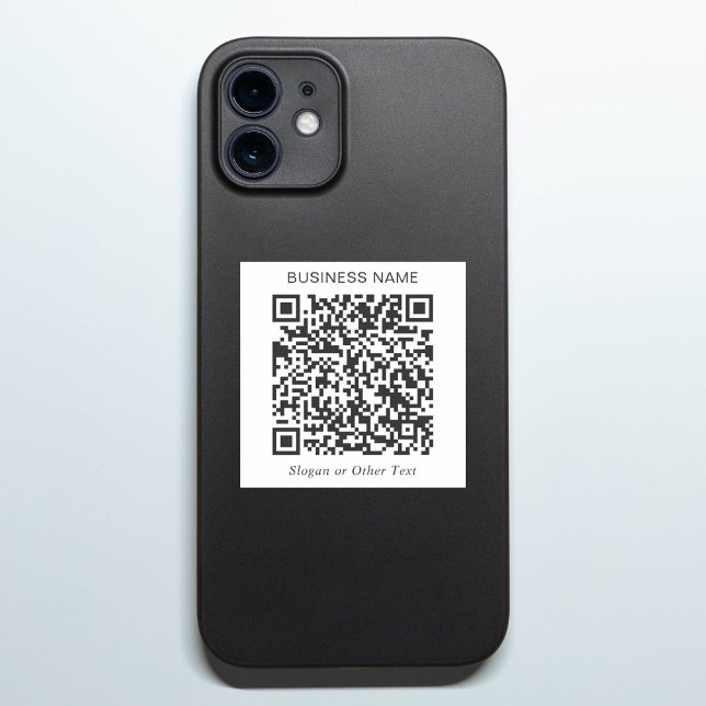 Sticker Créez votre propre code QR promotionnel (Create Your Own QR Code Promotional Sticker)