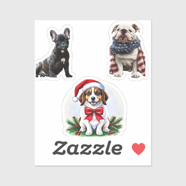 Sticker Créez votre propre collection photo 3 personnalisé (Feuille)